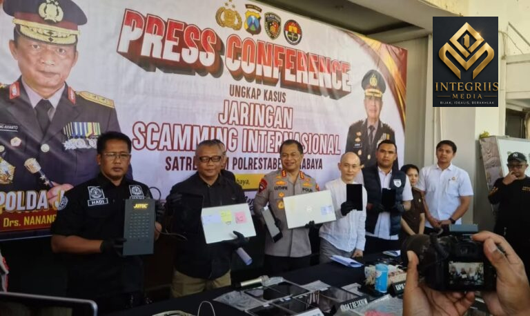 Hasil Pengembangan Penyidikan Kasus Siber Internasional, Polrestabes Surabaya Amankan 45 Tersangka