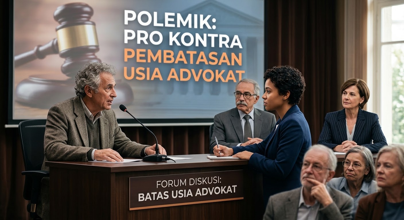 POLEMIK : Pro Kontra Pembatasan Usia Advokat