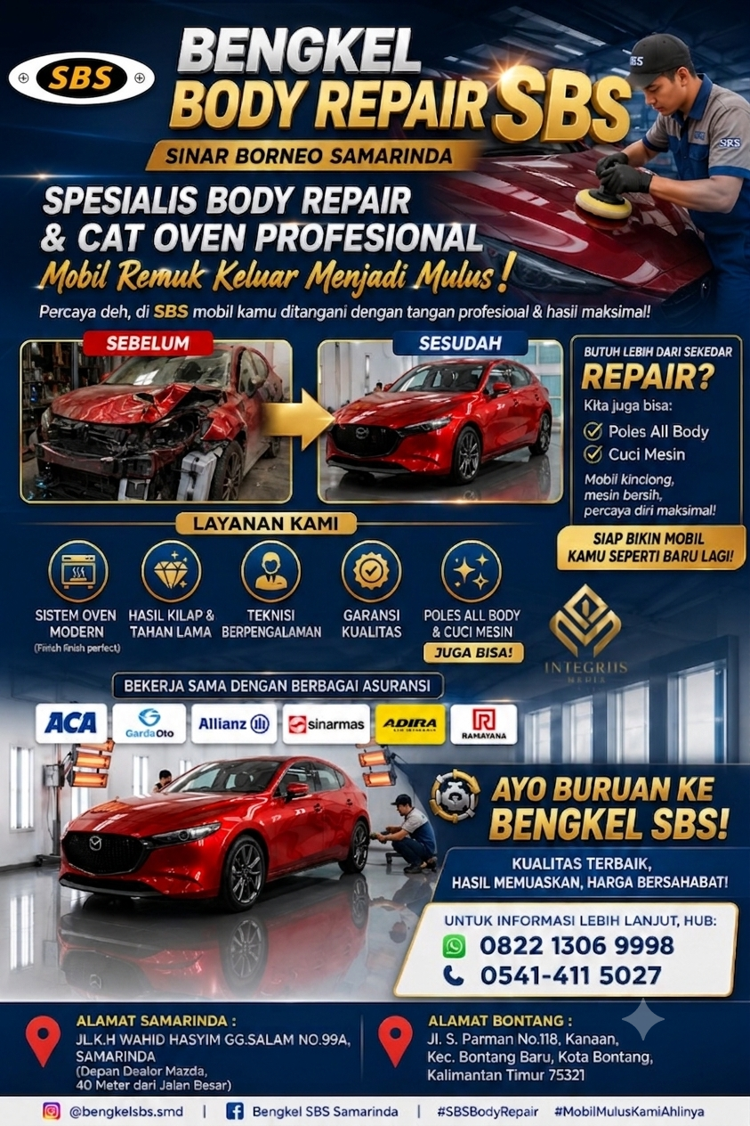 Solusi Body Repair Tepercaya di Samarinda & Bontang